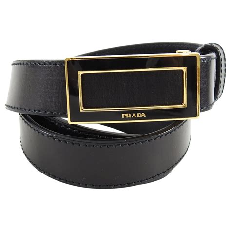 prada belt buckle gold made in italy|Prada Logo belt available on SUGAR .